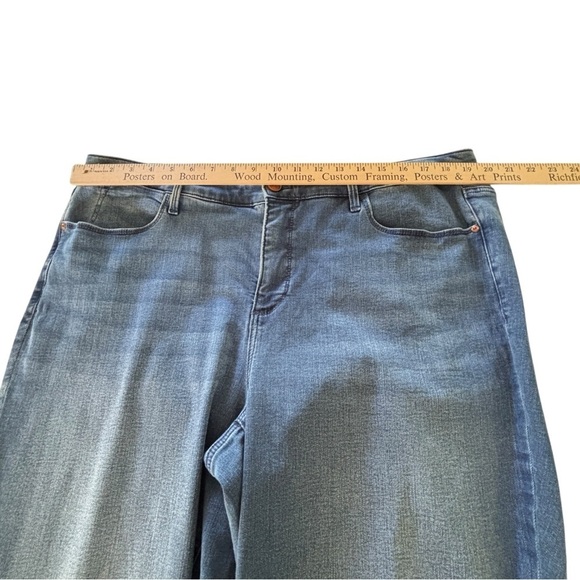 Talbots Womens Plus Size 18W Stretch Denim Cropped Jeans High-Waist Jegging Crop - Picture 6 of 14